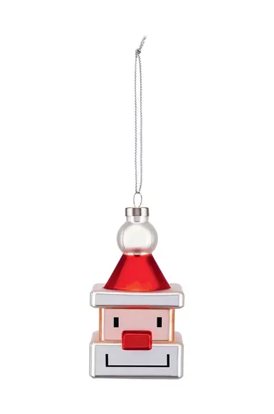 Ozdoba na vánoční stromeček Alessi Santa Cube