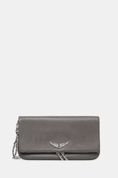Kožená kabelka ZADIG&VOLTAIRE ROCK GRAINED LEATHER