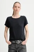 Bavlněné tričko Levi's dámské, béžová barva