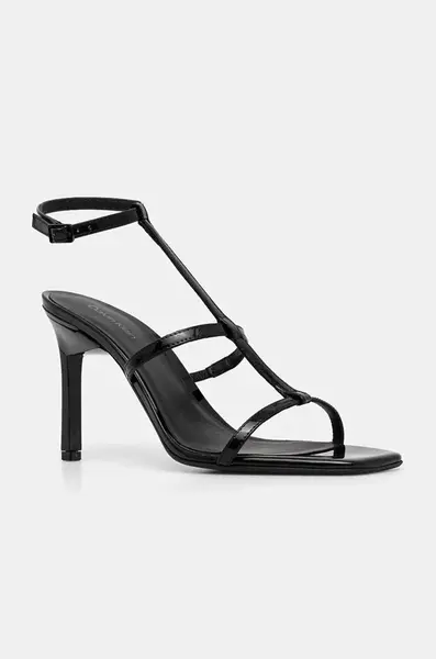 Kožené sandály Calvin Klein HEEL GLADI SANDAL 90 PAT