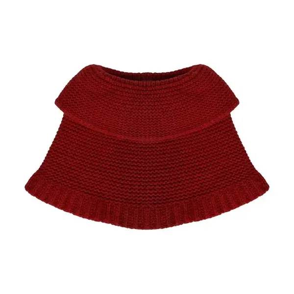 Dětský šátek s příměsí vlny Jamiks EWAN vínová barva, JZH412