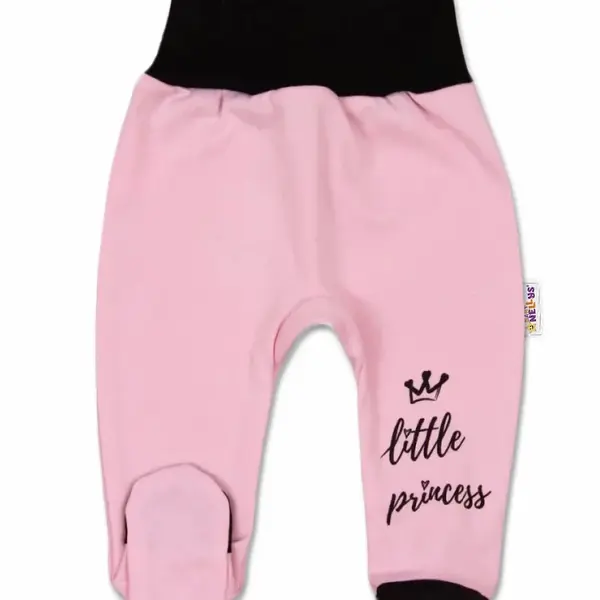 Baby Nellys Kojenecké polodupačky, růžové Little Princess