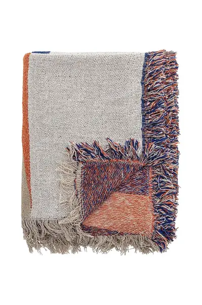 Deka s přídavkem bavlny Bloomingville Clarita 160 x 130 cm