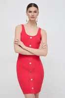 Šaty MICHAEL Michael Kors červená barva, mini
