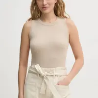 Top Dkny dámský, béžová barva, DJ4R0115