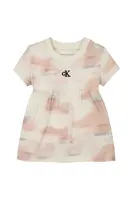 Dívčí šaty Calvin Klein Jeans oranžová barva, mini, IN0IN00297