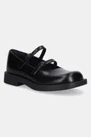 Kožené polobotky CAMPERLAB 1978 dámské, černá barva, na plochém podpatku, A500033.001