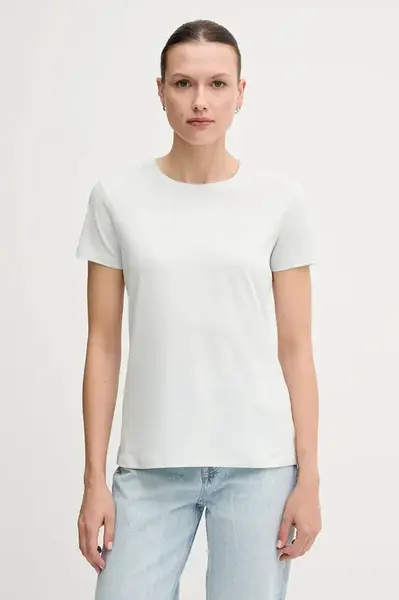 Bavlněné tričko Armani Exchange modrá barva, XW000839 AF10356