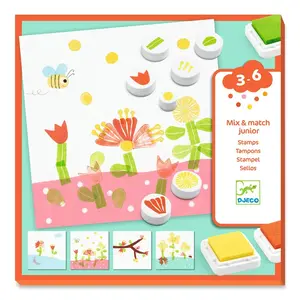 Djeco Razítkovací set Květiny