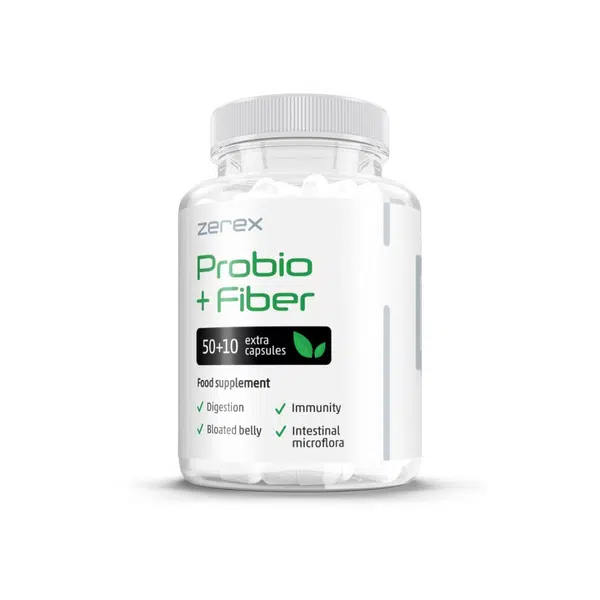 Zerex Probio + Vláknina 60 kapslí