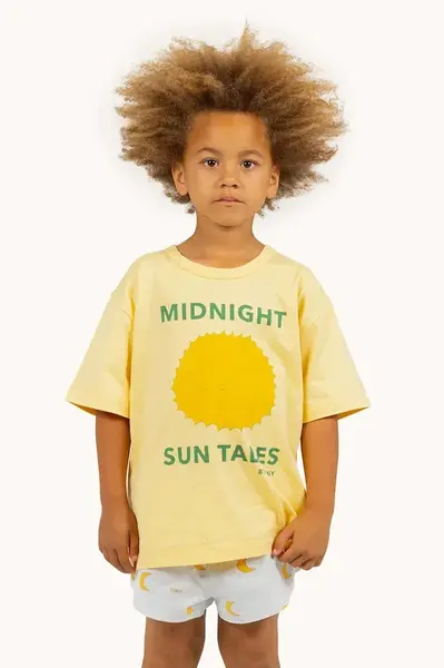 Dětské bavlněné tričko Tinycottons SUN TALES GRAPHIC TEE
