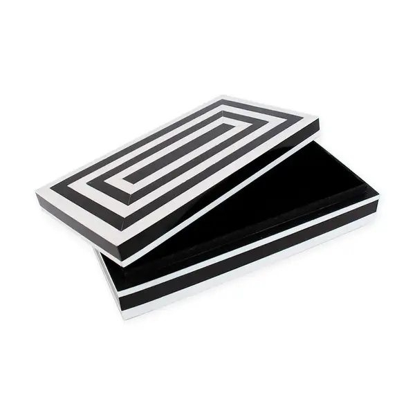 Úložný box Helio Ferretti 22,5 x 5,25 x 12,5 cm černá barva