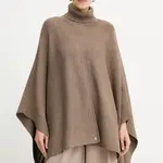 Pončo s příměsí vlny BOSS Larenia_poncho