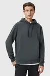 Bavlněná mikina AllSaints RAVEN OTH HOODY pánská, modrá barva, s kapucí, hladká, M003NZ