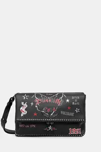 Kožená kabelka ZADIG&VOLTAIRE ROCKY II GRAINED LEATHER PUNK