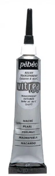Kontura na sklo Vitrea 20ml – perlová