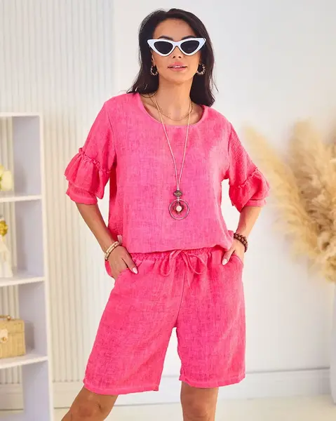 Resti Cotton and linen summer women's set