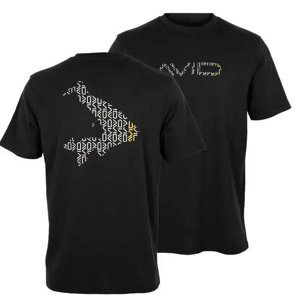 Avid carp tričko compound t-shirt black - xxl