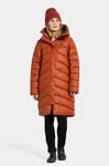 Bunda Didriksons MARION oranžová barva, zimní, oversize, 505921