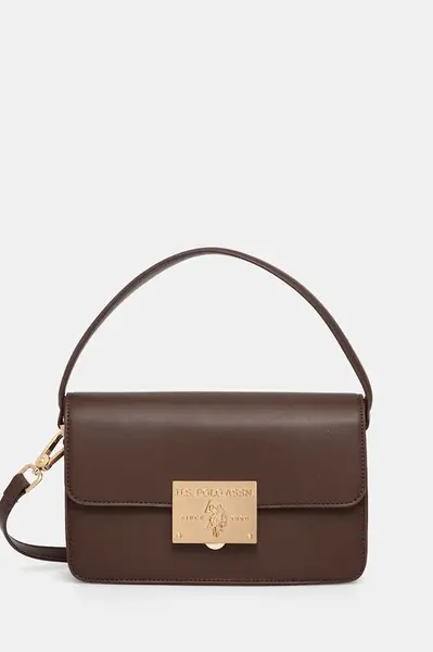 Kabelka U.S. Polo Assn. Winton hnědá barva, BIU0W8879WVP