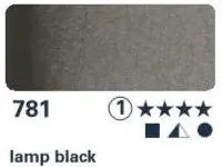 Akvarelová barva Horadam 1/2 – 781 lamp black