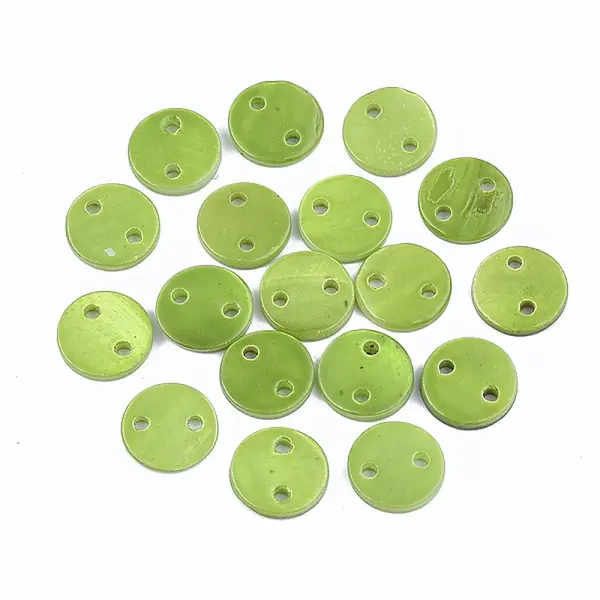 Spray Paint Freshwater Shell Links connectors