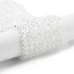 Electroplate Transparent Glass Beads Strands