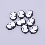 Resin Cameo Lady Head Cabochons