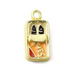 Food Theme Alloy Enamel Pendants
