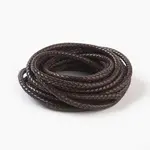 Braided Leather Cord with Core