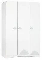 Šatní skříň 3d celeste - bílá