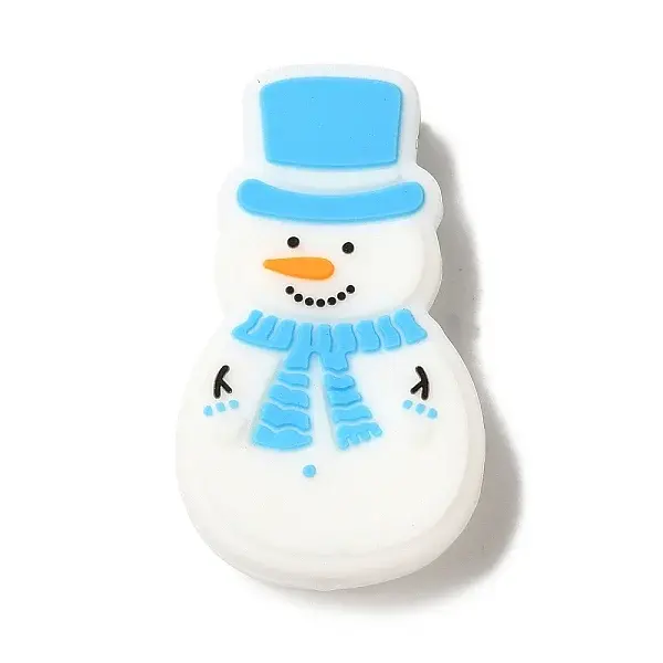 Winter Collection Denim Silicone Beads