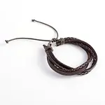 Adjustable Leather Multi-Strand Bracelets