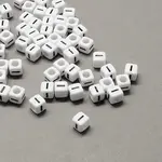 Large Hole Acrylic Letter European Beads