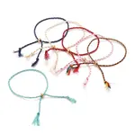 Adjustable Braided Cotton Cords Slider Bracelets Making