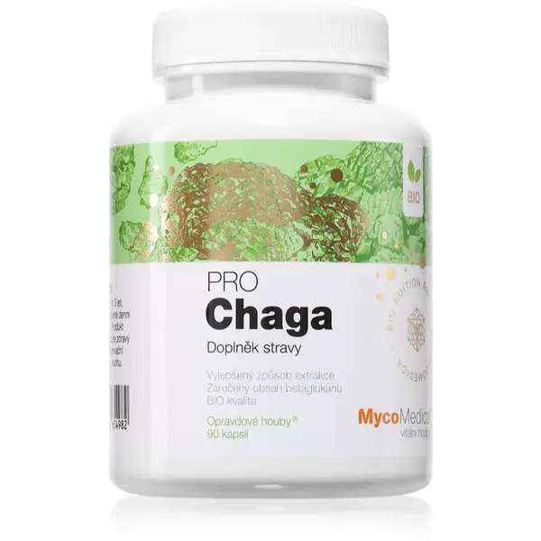 MycoMedica Chaga PRO kapsle pro vaši pohodu 90 cps