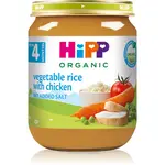 Hipp BIO zelenina a rýže s kuřecím masem dětský příkrm 125 g
