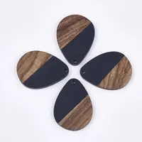 Resin & Walnut Wood Pendants