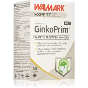 Walmark GinkoPrim tablety paměť a prokrvení končetin 60 tbl