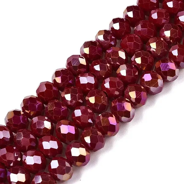 Electroplate Glass Beads Strands