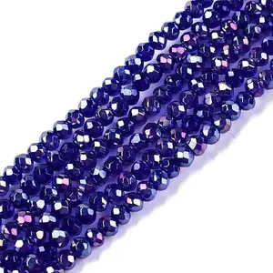 Electroplate Glass Beads Strands