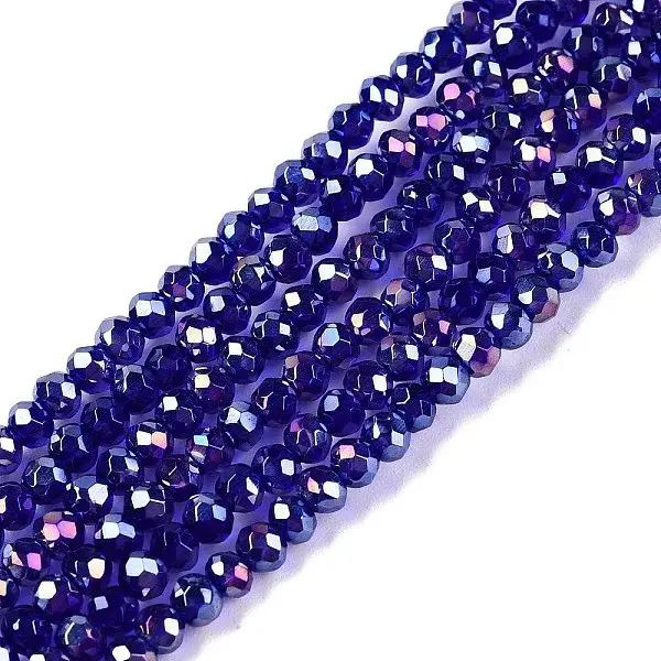 Electroplate Glass Beads Strands