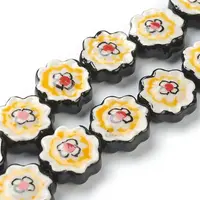 Handmade Porcelain Flower Beads Strands