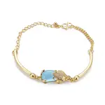 Golden Tone Brass Link Bracelets