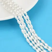 Electroplated Shell Pearl Beads Strands
