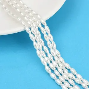 Electroplated Shell Pearl Beads Strands
