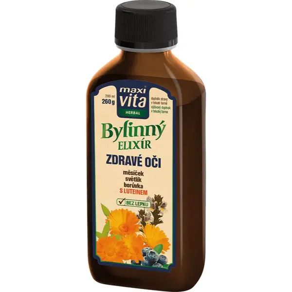Maxi Vita Herbal Bylinný elixír Zdravé oči bylinný sirup pro podporu zdraví zraku 200 ml