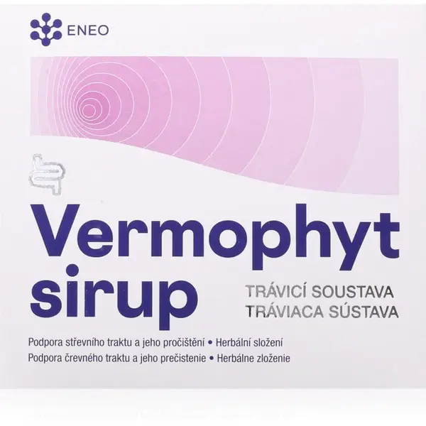 ENEO Vermophyt Sirup perorální suspenze na pročištění střevního traktu a podporu jeho činnosti 60 ml