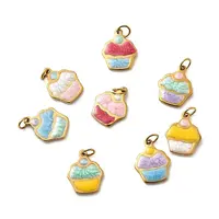 304 Stainless Steel Enamel Pendants