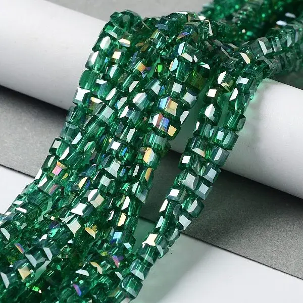 Electroplate Glass Bead Strands
